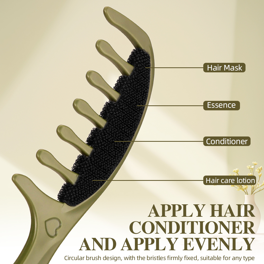 dual action hair care comb